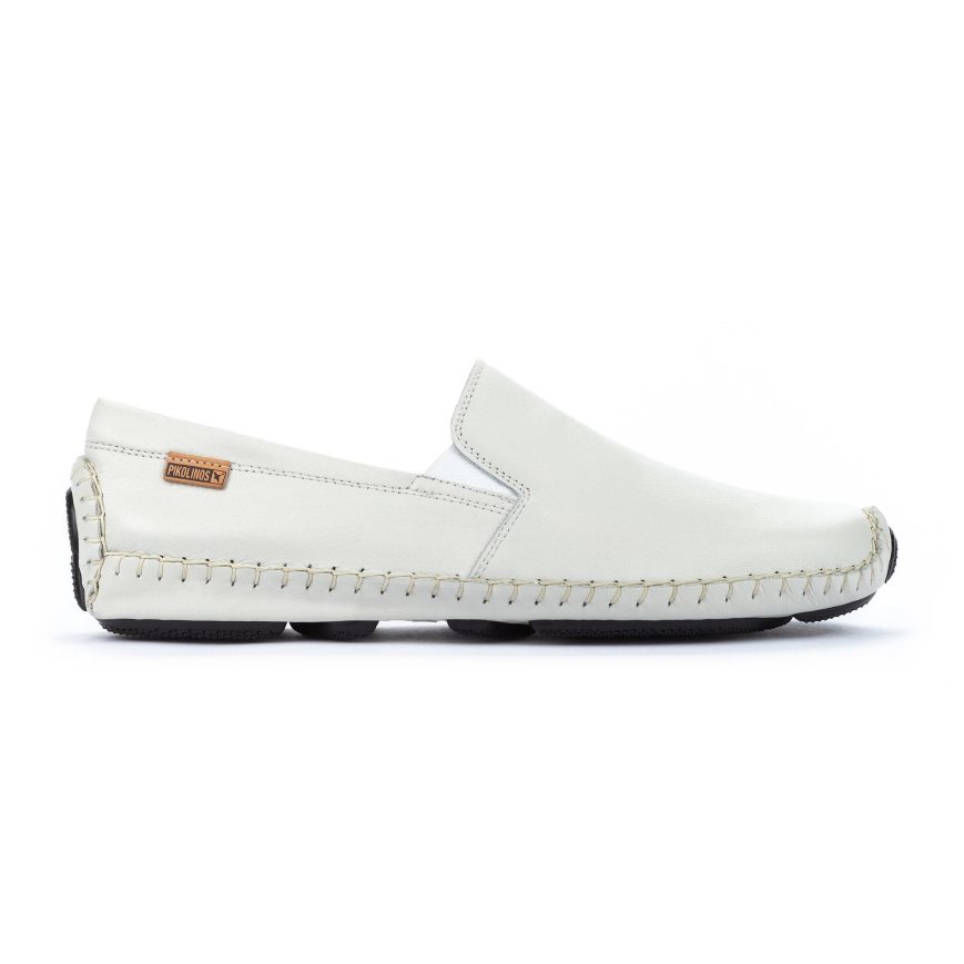 Men\'s Pikolinos JEREZ Moccasins White | NZ G8QA935